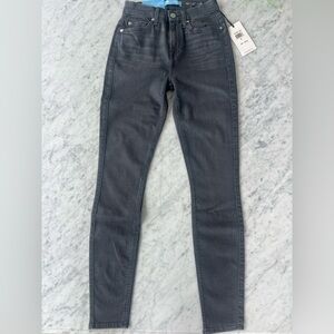 7 For All Mankind high rise ankle skinny jeans